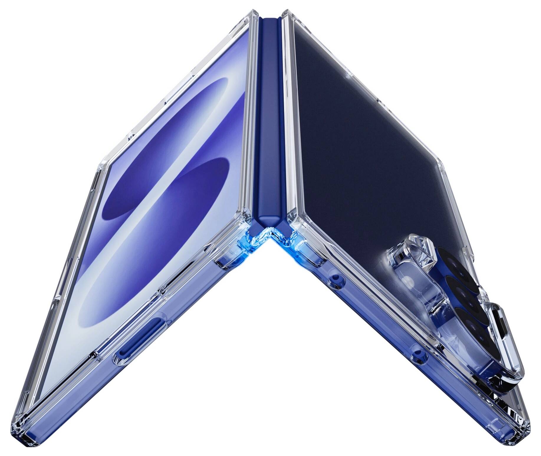 Cellularline Impact Clear Booklet Samsung Galaxy Z Fold 8 Transparent IMPACTCGALZFOLD8T