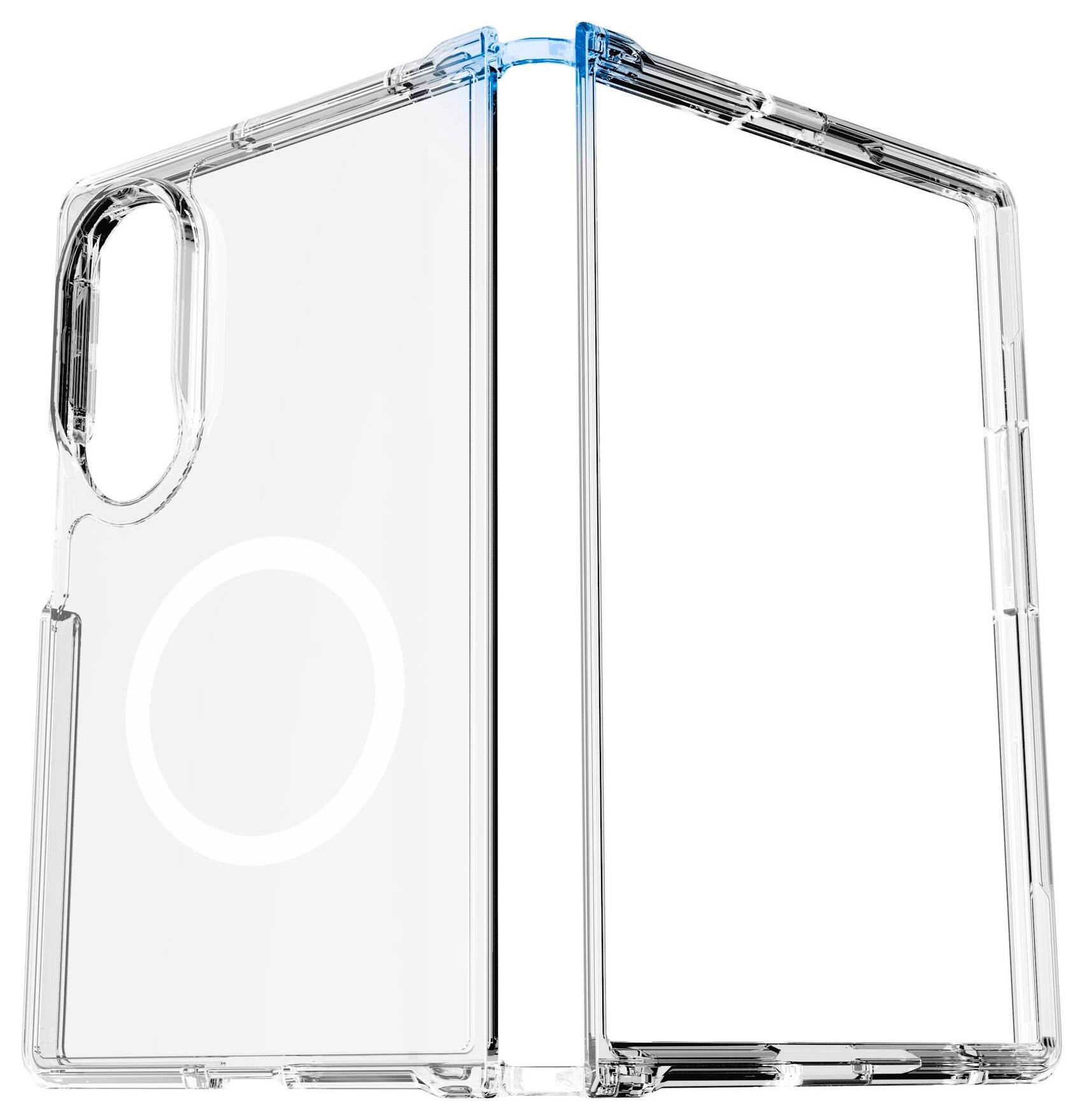 Cellularline Impact Clear Backcover Samsung Galaxy Z Fold 8 Transparent Induktives Laden IMPACTMAGALZWIDET