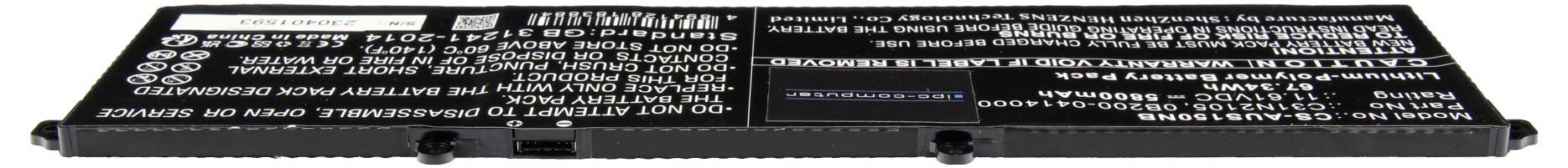 Schwarze Elektronikgeräteetikett-Bedienfeld mit dichtem weißen Regelwerkstext und Warnhinweisen, in Nahaufnahme auf einfachem weißem Hintergrund dargestellt.