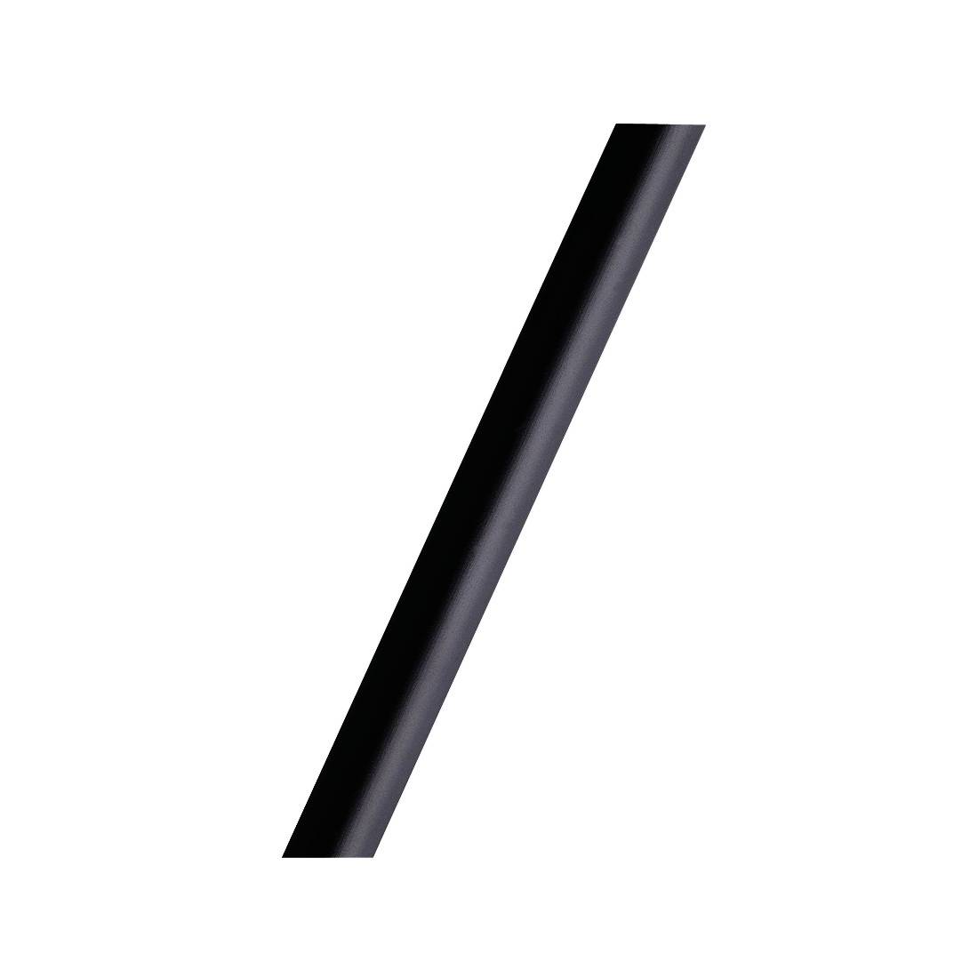 Einzelne diagonale schwarze Linie auf weißem Hintergrund.
