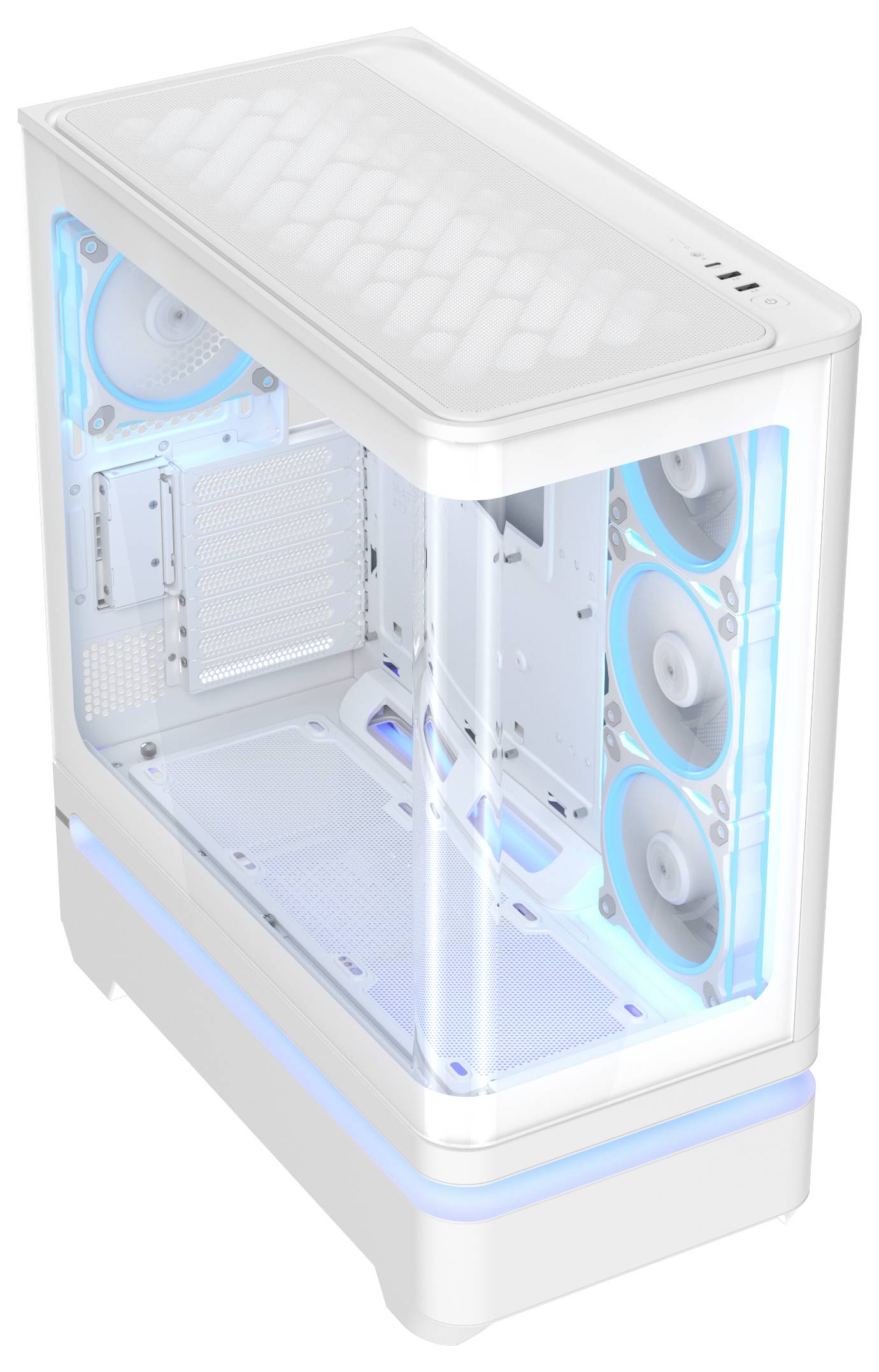 Asus ASUS GEH PRIME AP304 TG ARGB WHITE PC-Gehäuse Weiß