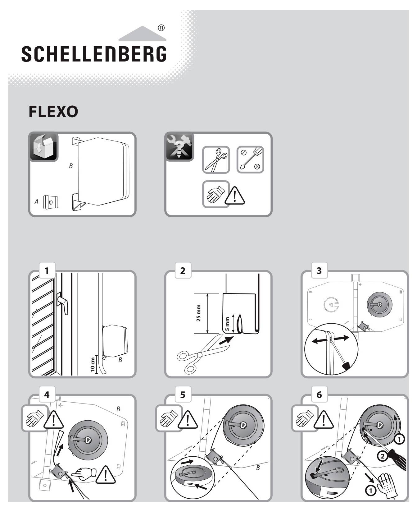 Schellenberg 50154 Rollladen-Systeme Passend für (Rollladensysteme) Schellenberg Mini