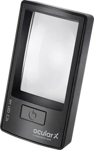 Eschenbach XM0102 ocularX M1 Handlupe Vergrößerungsfaktor: 2.2 x Linsengröße: (L x B) 7.5 cm x 5