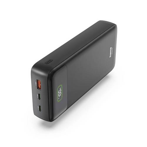 Hama Powerbank 27000 mAh Quick Charge 3.0 LiPo Anthrazit Statusanzeige