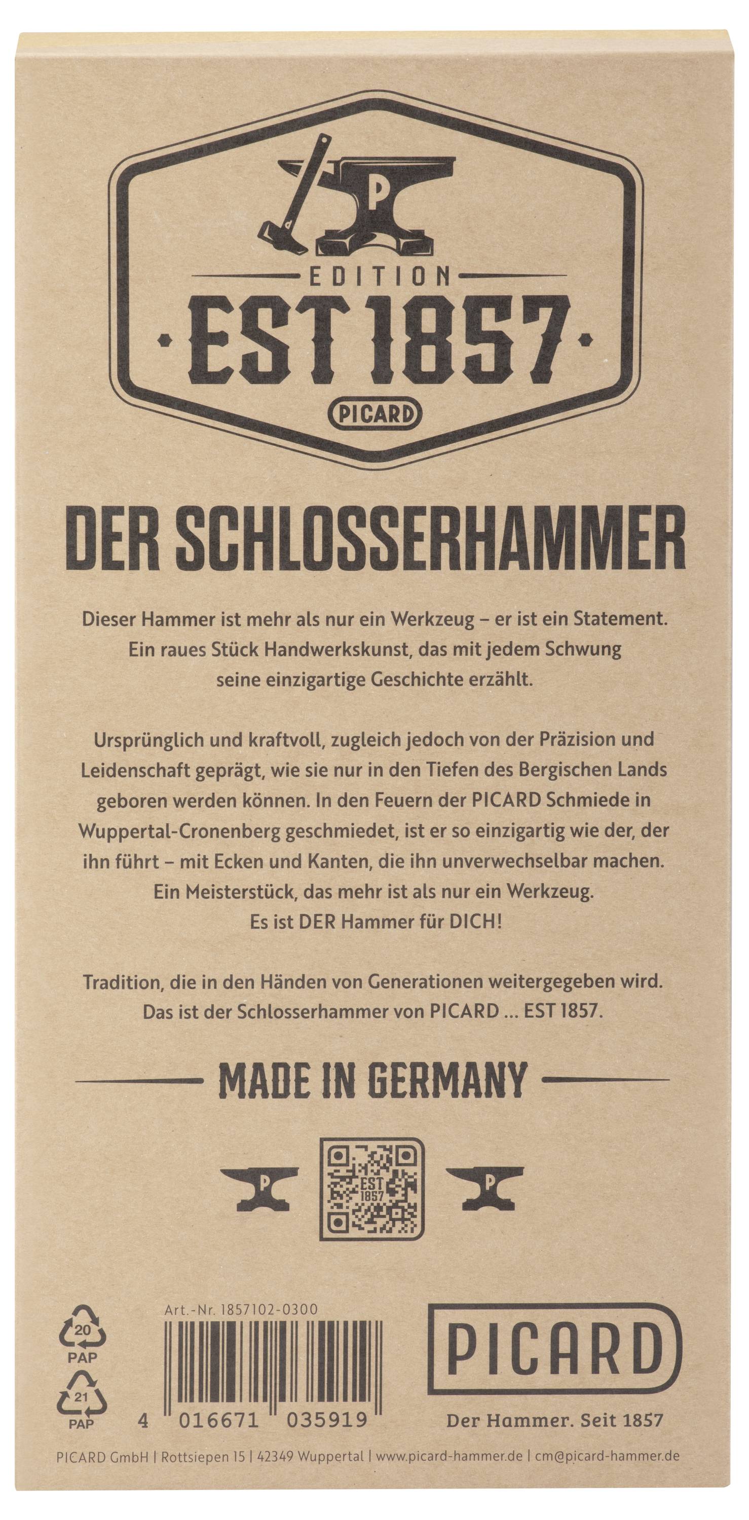 Plakat für PICARDs „Der Schlosserhammer