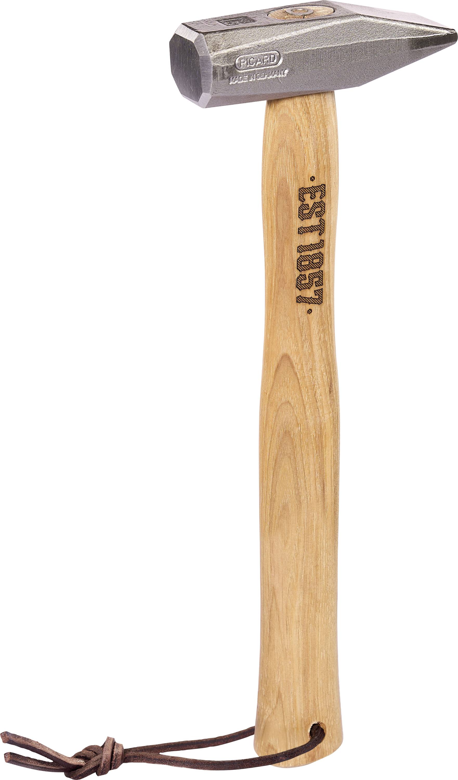 Ein Klauenhammer mit Holzgriff mit der Aufschrift „Est 1957
