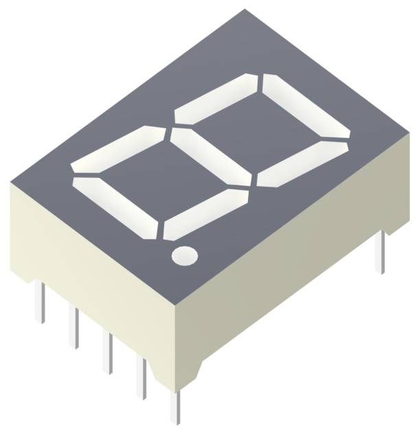 Kingbright 7-Segment-Anzeige Rot 13.2mm 1.95 V, 2.5V Ziffernanzahl: 1 SA52-11SURKWA