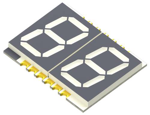 Kingbright 7-Segment-Anzeige Rot 14.2 mm 1.88 V Ziffernanzahl: 1 KCDA56-105-B-26
