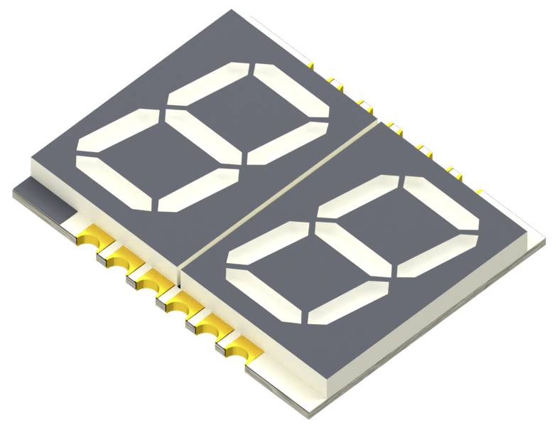 Kingbright 7-Segment-Anzeige Rot 14.2mm 1.88V Ziffernanzahl: 1 KCDA56-105-B-26