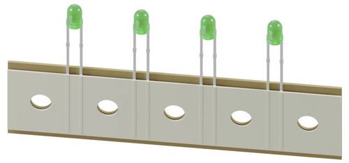 Kingbright L-934GD-TNR2.54 LED bedrahtet Grün Rund 3 mm 25 mcd 40 ° 20 mA 2.2 V