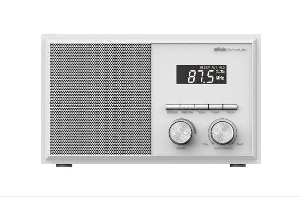 Silva Schneider Mono 1976 BT Tischradio FM Weiß