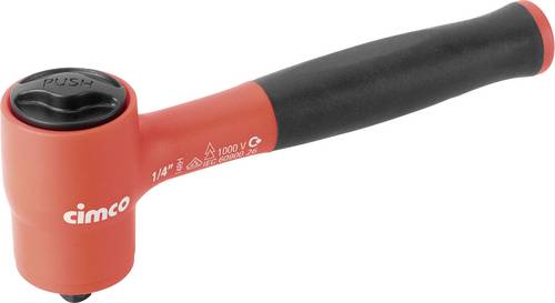 Cimco VDE 1/4  DIN 3122 112815 Umschaltratsche 1/4  (6.3 mm) 153 mm