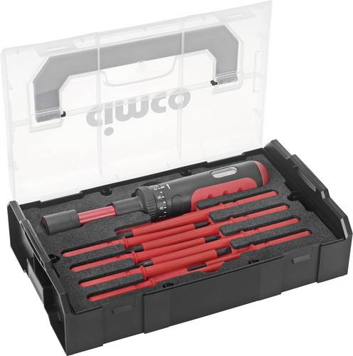 Cimco CTS-VDE 6/2 Drehmoment-Schraubendr-Satz Elektriker Drehmoment-Schraubendreher-Set 1 - 6 Nm