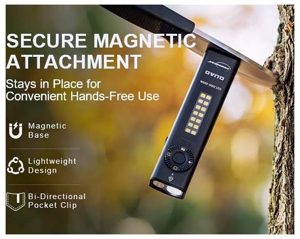 Werbebild einer Taschenlampe mit 
