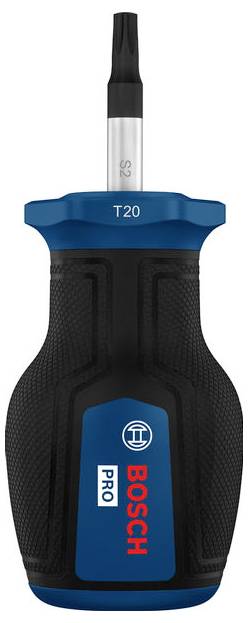 Bosch Professional PRO Stubby-Schraubendreher TX20 x 25mm TX-Schraubendreher Größe (Schraubendreher) TX 20 Klingenlänge: 25mm