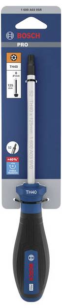 Bosch Professional PRO Schraubendreher TH40 x 125mm TX-Schraubendreher Klingenlänge: 125mm
