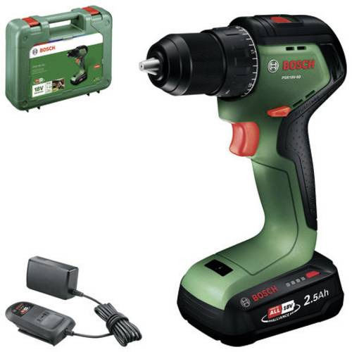 Bosch PSR18V-60 (1x2,5Ah, CC) Akku-Bohrschrauber