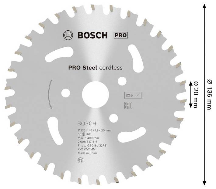 Bosch Accessories 2608847416 Baustahlmatten-Schneider