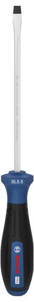 Bosch Professional 1600A039S3 Schlitz-Schraubendreher Klingenbreite: 5.5mm Klingenlänge: 125mm
