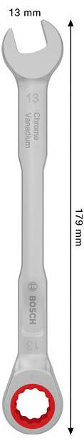 Bosch Professional 1600A03AG9 1600A03AG9 Ratschen-Ring-Maulschlüssel Schlüsselweite (Metrisch) 13mm