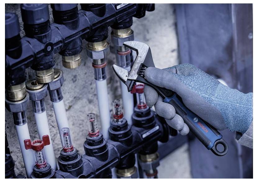 Bosch Professional 1600A03B68 1600A03B68 Rollgabelschlüssel Schlüsselweite (Metrisch) 42mm Schlüsselweite (Zoll) 12"