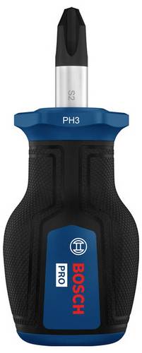 Bosch Professional PRO Stubby-Schraubendreher PH3 x 25 mm 1600A039TH Kreuzschlitz-Schraubendreher P