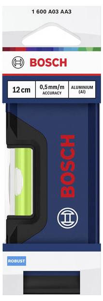 Bosch Professional Kastenwasserwaage 12cm 1600A03AA3 Wasserwaage 120mm