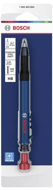 Bosch Professional Tieflochmarker Bleistift 1600A03B64 Tieflochmarker