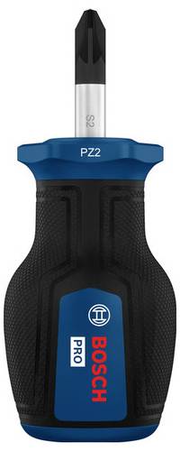 Bosch Professional PRO Stubby-Schraubendreher PZ2 x 25 mm 1600A039TK Kreuzschlitz-Schraubendreher P