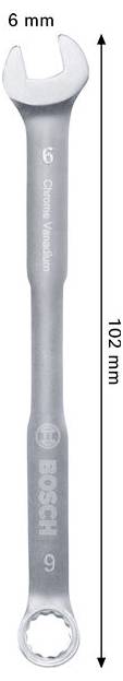 Bosch Professional 1600A03AH6 1600A03AH6 Ring-Maulschlüssel Schlüsselweite (Metrisch) 6mm