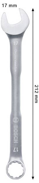 Bosch Professional 1600A03AJ7 1600A03AJ7 Ring-Maulschlüssel Schlüsselweite (Metrisch) 17mm