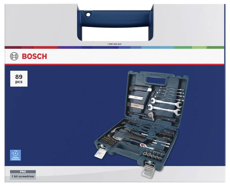 Bosch Professional 1600A03AL2 1600A03AL2 Werkzeugset 89teilig