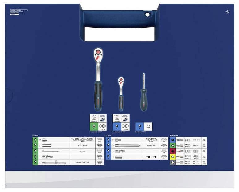 Bosch Professional 1600A03AD0 1600A03AD0 Werkzeugset