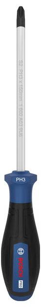 Bosch Professional PRO Schraubendreher PH3 x 150mm 1600A039RX Kreuzschlitz-Schraubendreher PH 3 Klingenlänge: 150mm