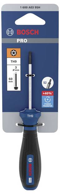 Bosch Professional PRO Schraubendreher TH9 x 60mm TX-Schraubendreher Klingenlänge: 60mm