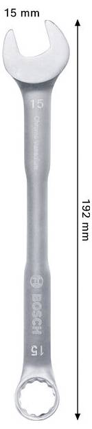 Bosch Professional 1600A03AJ5 1600A03AJ5 Ring-Maulschlüssel Schlüsselweite (Metrisch) 15mm