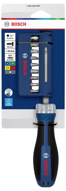 Bosch Professional 1600A039PR Bit-Ratschen-Schraubendreher