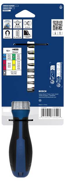 Bosch Professional 1600A039PR Bit-Ratschen-Schraubendreher