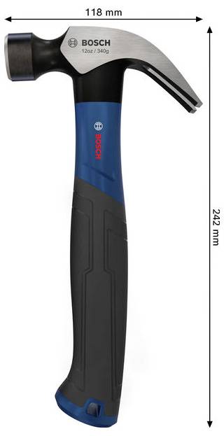 Bosch Professional 1600A03AK8 1600A03AK8 Zimmermannshammer 242mm 1St.