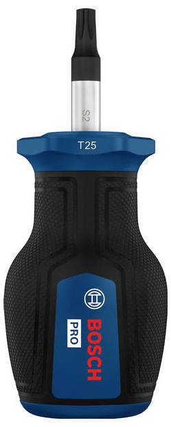 Bosch Professional PRO Stubby-Schraubendreher TX25 x 25mm TX-Schraubendreher Größe (Schraubendreher) TX 25 Klingenlänge: 25mm