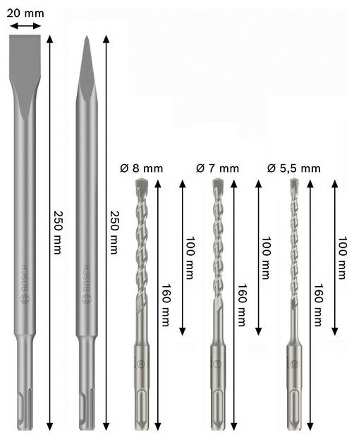 Bosch Accessories 2607012088 2607012088 Werkzeugset