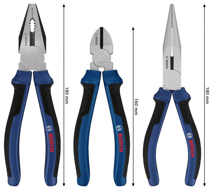 Bosch Professional 1600A039RF Zangen-Set