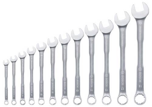 Bosch Professional 1600A03AH4 1600A03AH4 Ring-Maulschlüssel-Satz 12teilig