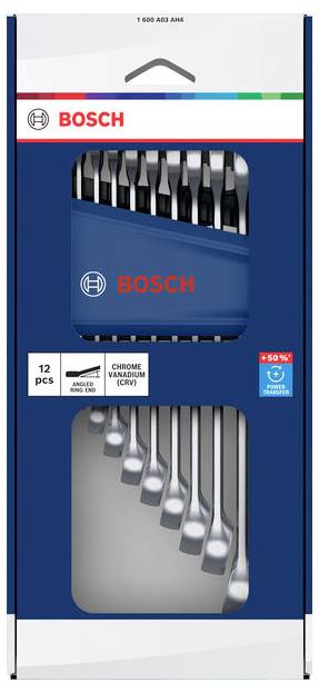 Bosch Professional 1600A03AH4 1600A03AH4 Ring-Maulschlüssel-Satz 12teilig