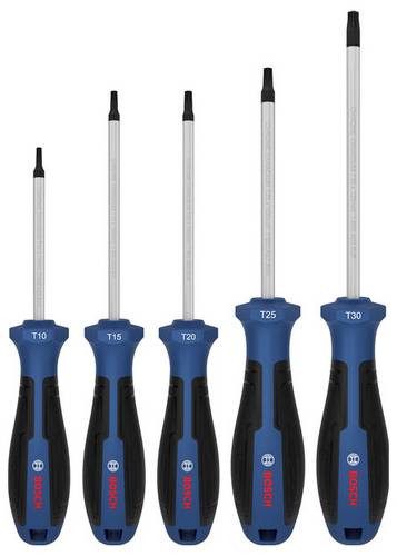 Bosch Professional 1600A039PG Schraubendreher-Set 5teilig TX