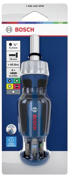Bosch Professional 1600A039PW Bit-Ratschen-Schraubendreher