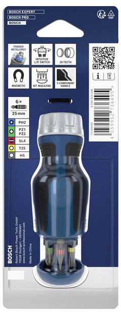 Bosch Professional 1600A039PW Bit-Ratschen-Schraubendreher