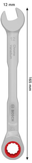 Bosch Professional 1600A03AG8 1600A03AG8 Ratschen-Ring-Maulschlüssel Schlüsselweite (Metrisch) 12mm