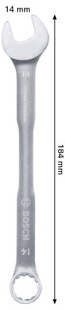 Bosch Professional 1600A03AJ4 1600A03AJ4 Ring-Maulschlüssel Schlüsselweite (Metrisch) 14mm