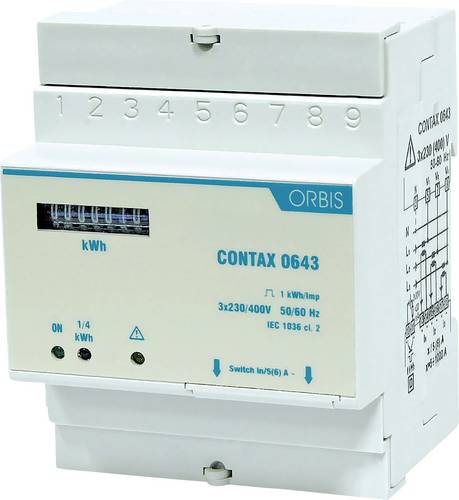 ORBIS Zeitschalttechnik kW-Zähler OB708800 Wechselstromzähler mechanisch 40 A 1 St.